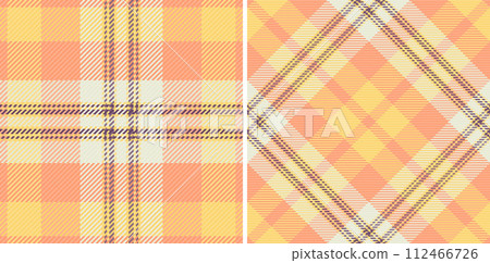 Pattern background check of plaid fabric seamless with a texture tartan textile vector. Pattern background check of plaid fabric seamless with a texture tartan textile vector. 112466726