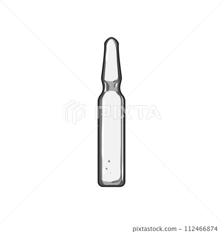 medicine medical ampule cartoon vector illustration 112466874