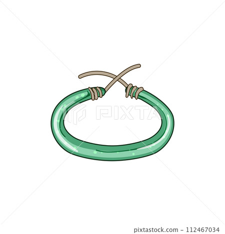 hippy hippie friendship bracelets cartoon vector illustration hippy hippie friendship bracelets cartoon vector illustration 112467034