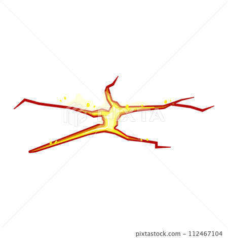 floor ground crack cartoon vector illustration floor ground crack cartoon vector illustration 112467104