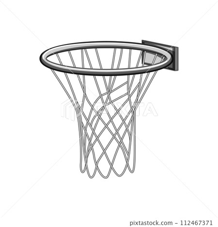 stadium basketball hoop cartoon vector illustration 112467371