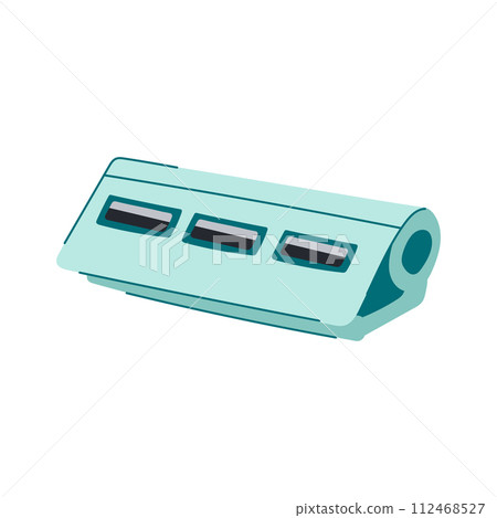 notebook usb hub cartoon vector illustration notebook usb hub cartoon vector illustration 112468527