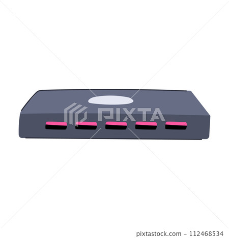 cable usb hub cartoon vector illustration cable usb hub cartoon vector illustration 112468534
