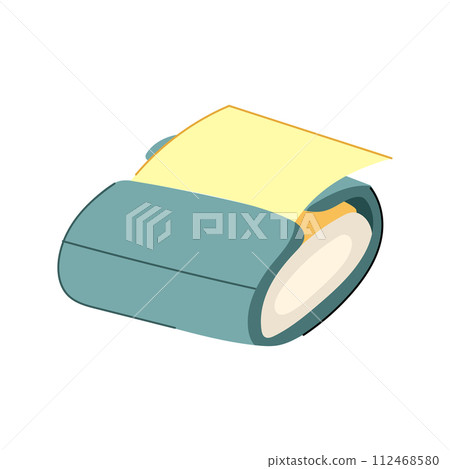 er post it dispenser cartoon vector illustration 112468580