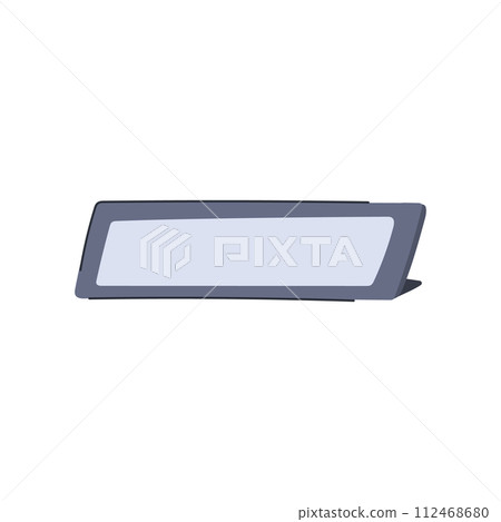 game nameplate cartoon vector illustration 112468680