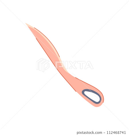 envelope letter opener cartoon vector illustration 112468741