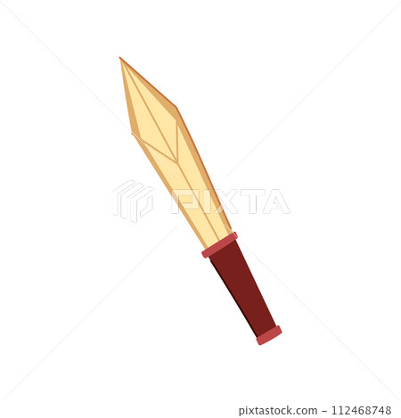 card letter opener cartoon vector illustration 112468748