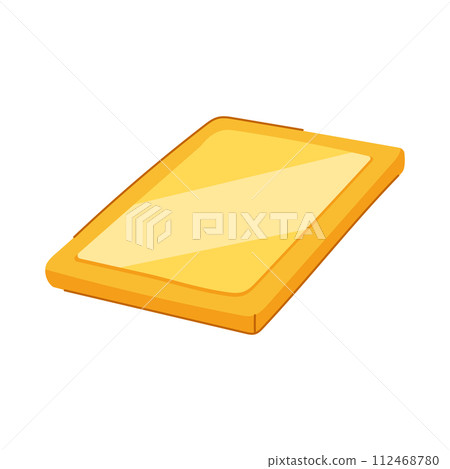 en gold bar cartoon vector illustration en gold bar cartoon vector illustration 112468780
