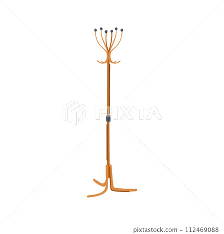 wall coat rack cartoon vector illustration wall coat rack cartoon vector illustration 112469088