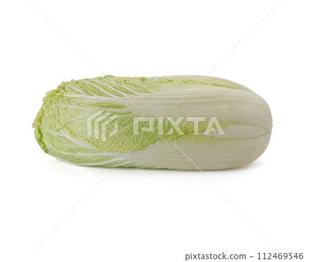Fresh whole chinese cabbage isolated on a white background. Fresh whole chinese cabbage isolated on a white background. 112469546