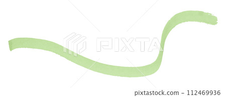 Green stroke brush isolated on white background. Green stroke brush isolated on white background. 112469936