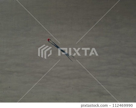 sand dunes desert by the pacific ocean in Puerto chale baja california sur magdalena bay aerial view panorama sand dunes desert by the pacific ocean in Puerto chale baja california sur magdalena bay aerial view panorama 112469990