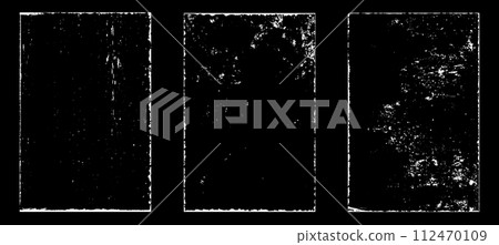 Black and white grunge. Distress overlay texture. Abstract surface dust and rough dirty wall background concept. Distress illustration simply place over object to create grunge effect. Vector EPS10. 112470109