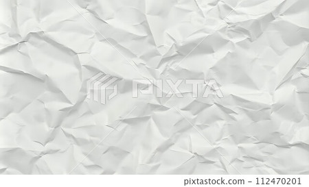 Hidden Stories: A Wrinkled White Paper Whispers Secrets 112470201