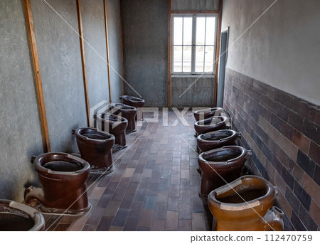Dachau Prisoner Toilets Room Concentration Camp Site 112470759