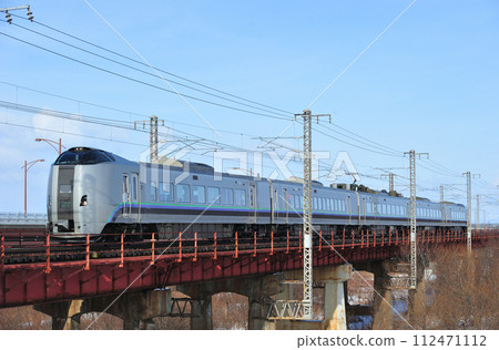 Hakodate Main Line Toyopporo-Ebetsu JR Hokkaido 789 series 1000 series HL-1001 formation (Sapporo) Super Kamuy Hakodate Main Line Toyopporo-Ebetsu JR Hokkaido 789 series 1000 series HL-1001 formation (Sapporo) Super Kamuy 112471112