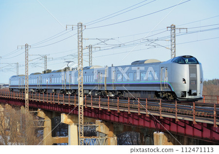 Hakodate Main Line Toyohoro-Ebetsu JR Hokkaido 789 series 1000 series HL-1003 formation (Sapporo) Super Kamui 112471113