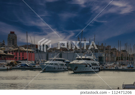 Maritime Majesty at Genoa's Port 112471206