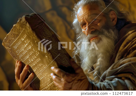AI-generated content. Ten commandments were given to Moses when he climbed Mount Sinai by God Generative AI AI-generated content. Ten commandments were given to Moses when he climbed Mount Sinai by God Generative AI 112473617