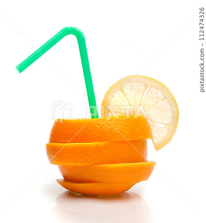 sliced orange sliced orange 112474326