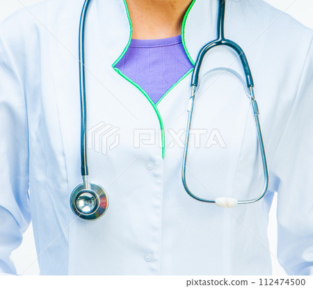 doctor with stethoscope doctor with stethoscope 112474500