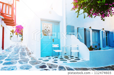 Cityscape of the island Mykonos Cityscape of the island Mykonos 112474603