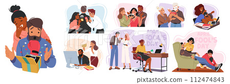 April Fools Day Brings Laughter As People Play Amusing Pranks, From Fake Spiders To Boxing Gloves and Fart Pillows April Fools Day Brings Laughter As People Play Amusing Pranks, From Fake Spiders To Boxing Gloves and Fart Pillows 112474843