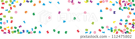 Falling colorful numbers. Math study concept with flying digits. Falling colorful numbers. Math study concept with flying digits. 112475802