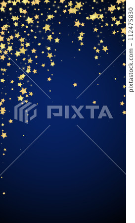 Magic stars vector overlay.  Gold stars scattered 112475830