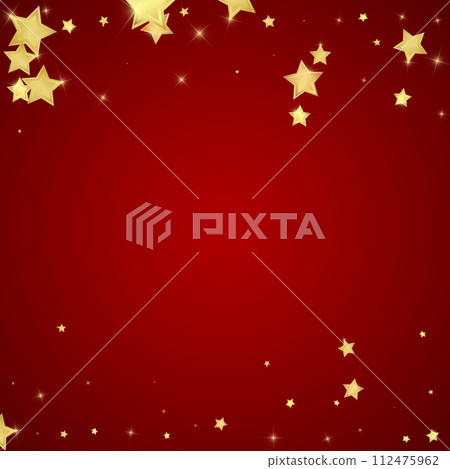 Magic stars vector overlay. Gold stars scattered Magic stars vector overlay. Gold stars scattered 112475962