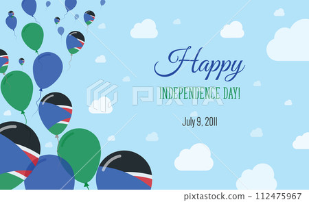 South Sudan Independence Day Sparkling Patriotic South Sudan Independence Day Sparkling Patriotic 112475967