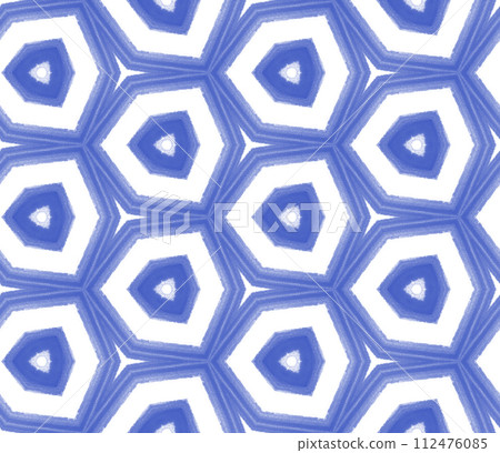 Exotic seamless pattern. Indigo symmetrical Exotic seamless pattern. Indigo symmetrical 112476085