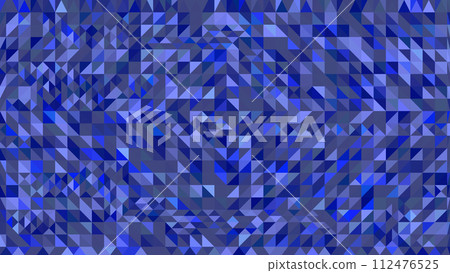 Low poly abstract blue background, trendy, geometric, cyber polygonal wallpaper 112476525