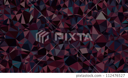 Dark Low poly abstract marsala background, trendy, geometric, cyber polygonal wallpaper Dark Low poly abstract marsala background, trendy, geometric, cyber polygonal wallpaper 112476527