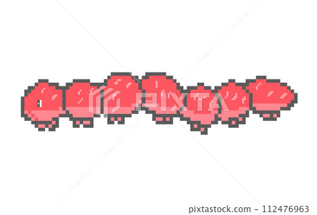 Caterpillar_dot picture (red) Caterpillar_dot picture (red) 112476963