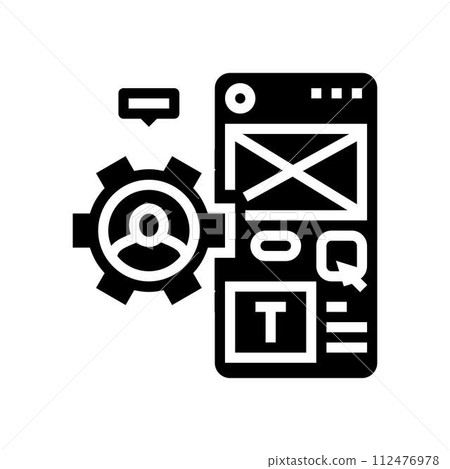 user centered design ucd glyph icon vector illustration user centered design ucd glyph icon vector illustration 112476978