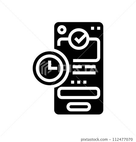 hick law ux ui design glyph icon vector illustration 112477070
