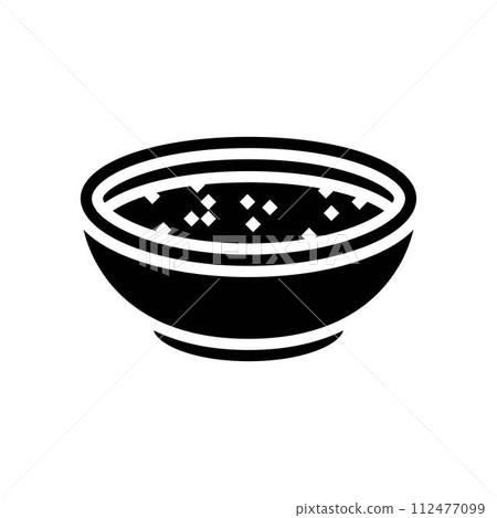 tamarind sauce thai cuisine glyph icon vector illustration tamarind sauce thai cuisine glyph icon vector illustration 112477099