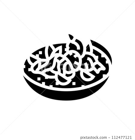 tom yum soup thai cuisine glyph icon vector illustration tom yum soup thai cuisine glyph icon vector illustration 112477121