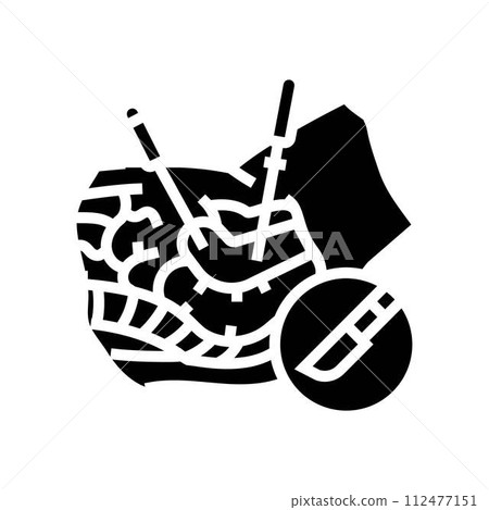 gynecologic laparoscopy glyph icon vector illustration 112477151