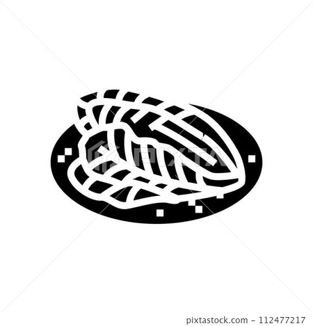 kimchi cabbage korean cuisine glyph icon vector illustration kimchi cabbage korean cuisine glyph icon vector illustration 112477217