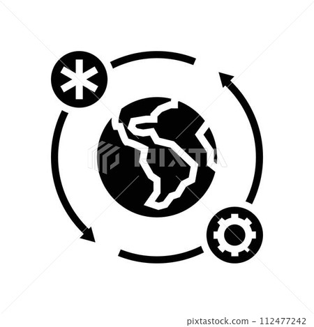 climate resilience energy policy glyph icon vector illustration climate resilience energy policy glyph icon vector illustration 112477242
