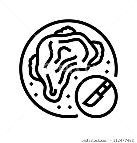 debridement surgery line icon vector illustration debridement surgery line icon vector illustration 112477488