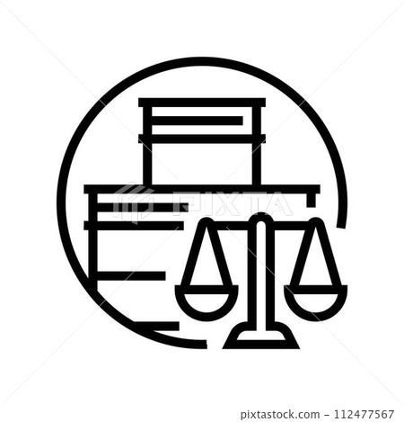 fossil fuel regulations line icon vector illustration fossil fuel regulations line icon vector illustration 112477567