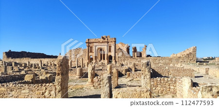 The Capitol Temples Capitolium, Roman ruins of Sbeitla, Sufetula, 2024 The Capitol Temples Capitolium, Roman ruins of Sbeitla, Sufetula, 2024 112477593
