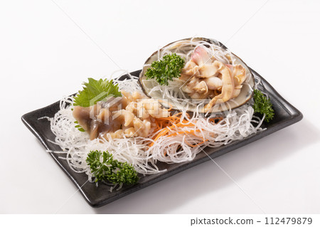 Surf clam sashimi Surf clam sashimi 112479879