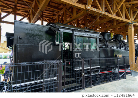 SL蒸汽機車「舊JNR黑木站舊址上展示著C11型蒸汽機車」福岡縣八女市黑木町 112481664