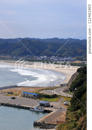 View from Shioyazaki Lighthouse 112481903