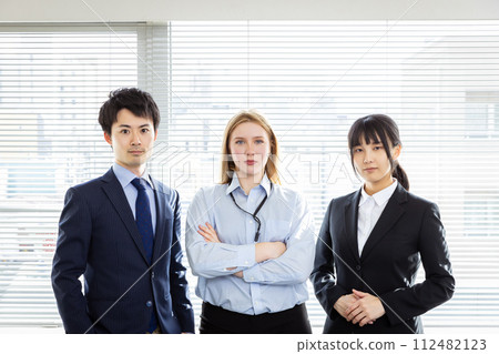 Businessman looking at camera Business Businessman looking at camera Business 112482123