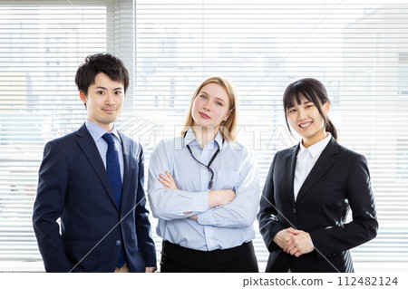 Businessman looking at camera Business Businessman looking at camera Business 112482124